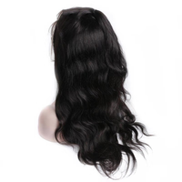 Perruque frontale en dentelle à ondulations lâches brésiliennes, cheveux humains, sans colle, avec ligne de cheveux naturelle pour femmes