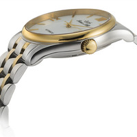 Montres mécaniques automatiques, date, alarme, analogique, acier inoxydable, mouvement NH35 personnalisé pour hommes, résistance à l'eau 5BAR