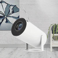Projecteur Vidéo Portable OEM ODM Hy300, Lampe LED Intelligente Native, Android 11 OS, Option Prise US, 160 Lumens, Prise en Charge 4K Pro HD