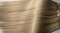 Extensions de cheveux humains 100% russes, bruts, Remy, à double trame, cuticules alignées, trame de cheveux intacte, double tirage, pour salon