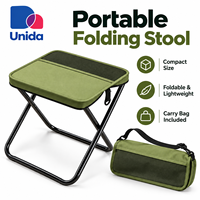 Tabouret pliant léger pour l'extérieur, équipement de camping portable, chaise simple à bandoulière, tabouret compact à main
