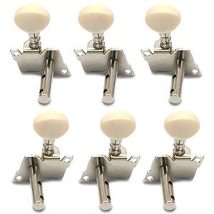 Nhà Máy Bán Buôn Guitar Bộ Phận Mở Đường Chéo Đơn Vị Duy Nhất Headstock Đôi Lỗ Acoustic Guitar Điều Chỉnh Pegs - Product Image 4