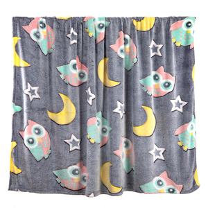 Custom Animal Pattern Super Soft <strong>Glow</strong> <strong>in</strong> <strong>the</strong> <strong>Dark</strong> Throw Flannel Blanket <strong>Wool</strong> for Boys Girls Kids - Product Image 3