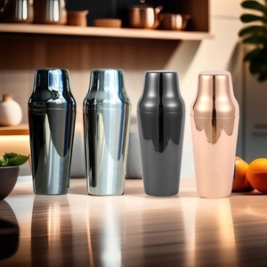 Ensemble de shakers à cocktails de luxe en deux parties RTS - Écologique, durable, capacité de 550 ml/650 ml/900 ml, <span class=keywords><strong>porte</strong></span>-gobelets pour shaker à cocktails - Product Image 4