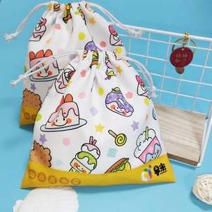 High Quality Customized Recyclable <b>Canvas</b> Gift Muslin Drawstring Pouch for <b>Shoes</b> Clothing Logo Printing Christmas Wedding Candy - Product Image 2