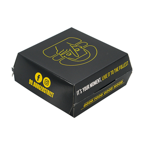 Kotak Kemasan Kertas Food-Grade Khusus untuk Makanan Cepat Saji <span class=keywords><strong>Burger</strong></span> Hot Dog Ayam Goreng - Embossing Elegan untuk Kotak - Product Image 6
