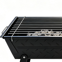 Parrilla de Carbón Portátil Económica para Jardín, Plegable, Tipo Charbroiler, para Exteriores, a Propano, Estilo Argentino