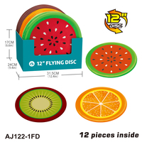Disque volant gonflable géant en polyester personnalisé de 24, 22, 18, 16, 14, 12 pouces pour la plage, jouet sportif pour adultes