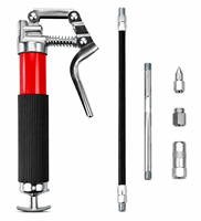 Pistolet graisseur manuel Ruitian 120cc en acier et alliage d'aluminium, outil de lubrification portable pour l'entretien des machines automobiles