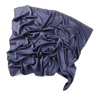 Écharpe carrée unie en soie satinée mate avec strass, châle, foulard, toutes saisons # HijabScarfKhimarShayla