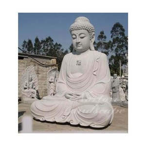 Décoration de jardin fait en usine en gros personnalisé grande sculpture sur <span class=keywords><strong>pierre</strong></span> <span class=keywords><strong>naturelle</strong></span> méditant <span class=keywords><strong>Bouddha</strong></span> Statues Sculpture avec Chakra - Product Image 4