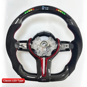 Volante Deportivo de Fibra de Carbono Real con Control de Velocidad LED por Aplicación Inteligente para <span class=keywords><strong>BMW</strong></span> F10/11/18/6/12/13 - Product Image 2