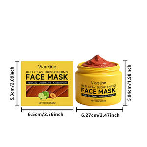 <span class=keywords><strong>Maschera</strong></span> <span class=keywords><strong>Viso</strong></span> all'Argilla Rossa OEM/ODM, Idratante Quotidiana, Pulizia Profonda, <span class=keywords><strong>Rinfrescante</strong></span> per la Pelle, <span class=keywords><strong>Maschera</strong></span> Organica all'Argilla di Caolino - Product Image 6