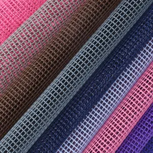 1*1 PVC Coated Polyester Woven Textiline Mesh Fabric For Pet Resistant Screen