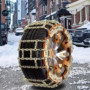 Oem חדש 2025 שרשראות שלג צמיג לרכב ללא שקע התקנה ג 'ק אנטי-החלקה על קרח שרשרת מעבה - Product Image 5