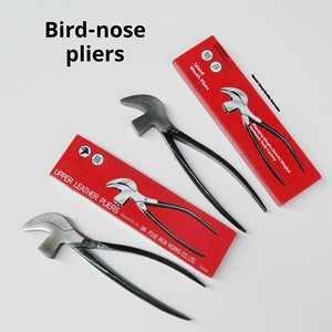 Hot Sale DIY Cobbler <b>Tools</b> Plastic Handle Steel Beak Repair Pliers for <b>Leather</b> Shoe Repair - Product Image 2