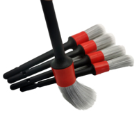 Outil de nettoyage de voiture professionnel multifonction 5 pièces de haute qualité brosses de lavage de voiture pour la beauté de la voiture