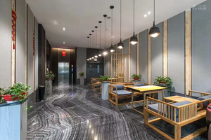 Marmo nero personalizzabile con la classica vena d'oro e la struttura antica del grano di legno per la decorazione interna ed esterna - Product Image 4