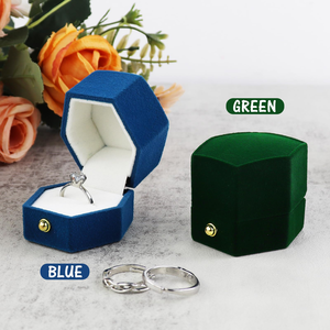 Wholesale Exquisite Velvet <b>Ring</b> <b>Boxes</b>, Soft Velvet Jewelry Storage <b>Boxes</b> with a Luxurious Feel; Perfect Velvet Jewelry <b>Boxes</b> - Product Image 3