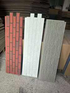 Meilleures ventes pour les entrepreneurs : Panneau mural décoratif extérieur en pierre artificielle en polyuréthane PU, résistant au gel, pour hôtels - Product Image 2