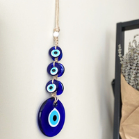 Amulette turque grecque, pendentif en verre bleu œil porte-bonheur, breloque de voiture pour la protection et la chance