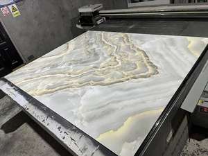 Настенные пластиковые панели из ПВХ с УФ-печатью 4x8 для украшения интерьера отеля, Мраморная Замена - Product Image 5