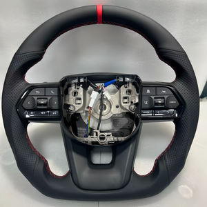 Volante <span class=keywords><strong>de</strong></span> Cuero para Toyota Hilux LC300 Prado LC120 LC200 Corolla RAV4 Crown Alphard Hiace, Volante Deportivo - Product Image 1