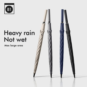 Custom Logo Printing Super Large Three-Sided Rain <b>Umbrella</b> for Adults Windproof and Automatic Open Sun Function Business Gift - Product Image 3