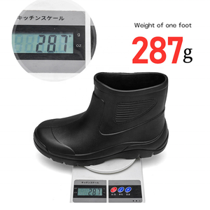 أحذية مطر جديدة للجنسين متوسطة الارتفاع مضادة للانزلاق ومقاومة للماء مصنوعة من الإيفا للمطبخ والصيد، أحذية خفيفة الوزن ومقاومة للتآكل للطهاة - Product Image 2