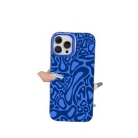 Coque de téléphone portable IMD transparente avec cercles colorés argentés pour iPhone 16 15 17 Pro Max – Vente Flash – Fabrication usine