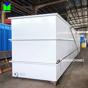 Station d'épuration des eaux usées conteneurisée MBBR/MBR, équipement de traitement des eaux usées pour abattoirs, qualité industrielle - Product Image 1