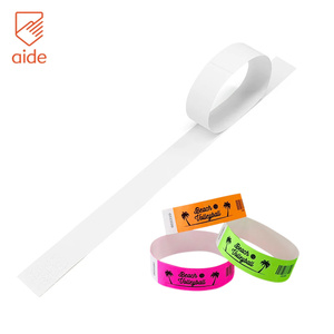 Tear Resistant Waterproof Paper Party Bands Tyvek Bracelet VIP Tickets Dupont Events Wristband Disposable Tyvek Wristbands