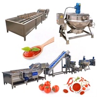 Machine de fabrication de ketchup de tomates entièrement automatique pour usage commercial, ligne de production de purée de tomates, de sauce tomate et de mayonnaise