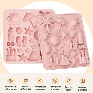 Molde de Silicona para Decoración de Pasteles MUYULINS de Fábrica, 22 Cavidades, Antiadherente, Fácil de Desmoldar, Libre de BPA, con Certificación LFGB Platinum - Product Image 4
