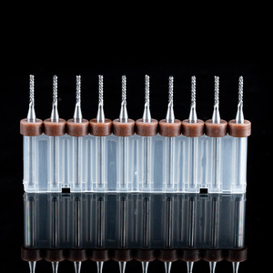 Fraise à carbure pour circuits imprimés, 2 dents, profil queue de poisson, pour gravure de circuits imprimés - Product Image 2