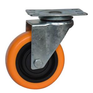 Rodízio Industriell 150mm 500kgs Carregando Rodas Rodízio Material PVC Rodas De Substituição Giratória <span class=keywords><strong>Industrial</strong></span> para Trolley - Product Image 5