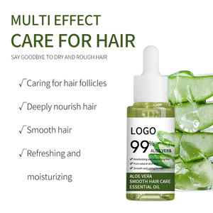 Productos para el Cuidado del Cabello con Aloe Vera Orgánico de Marca Privada OEM, Suero Reparador Hidratante - Product Image 1