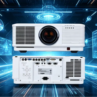Projecteur professionnel FLYIN 12000 lumens WUXGA DLP à double lampe, 3D, haut-parleurs intégrés, garantie 2 ans, utilisation extérieure et professionnelle