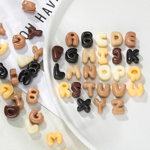 Colorful English <b>Letter</b> Beads Resin Acrylic DIY Craft Jewelry Making Accessories Alphabet <b>Letters</b> For Phone Case Hair Clip - Product Image 3