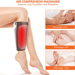 Leg <b>Massager</b> for Circulation Calf Air Compression With Heat Intensities Helpful Pain Relief Muscles Relaxation ST-502A Leg - Product Image 4