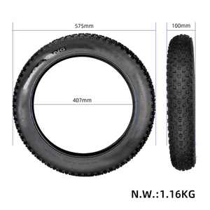 อุปกรณ์จักรยานยางล้อใหญ่20*4.0 MBT รวมถึงยางนอกและท่อภายใน20X4.0 - Product Image 1