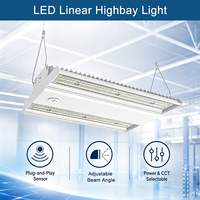 Ángulo de Haz Ajustable de Aluminio para Luminaria Lineal de Gran Altura 4000-5000K CCT Ajustable 80-300W DLC 6.0 Garantía de 5 Años para Iluminación en Canadá