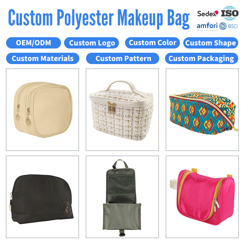 Custom Polyester Makeup Bag