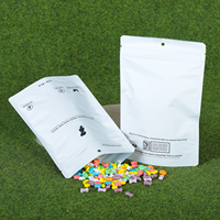 Logo personnalisé PLA compostable biodégradable Doypack sac à collation fermeture éclair de qualité alimentaire emballage pour animaux de compagnie et chips sac debout pour animaux de compagnie et chips