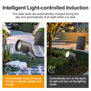 Projecteurs solaires extérieurs étanches IP67 en aluminium et PC avec LED RGB blanc chaud <span class=keywords><strong>pour</strong></span> arbres AC220V AC/DC12-24V - Product Image 4