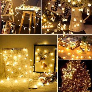 <span class=keywords><strong>Guirlande</strong></span> <span class=keywords><strong>lumineuse</strong></span> LED YN Globe, étanche, flexible, alimentée par USB/prise/solaire, pour chambre à coucher, patio, Noël, décoration de mariage - Product Image 5