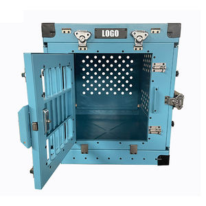 CAJA PLEGABLE portátil para mascotas, jaula de Metal para perros, accesorios de viaje para coche, caja de cartón clásica - Product Image 2