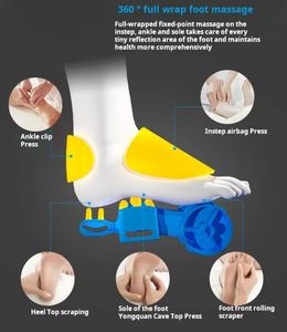 Alat Pijat Kaki Portabel Nirkabel dengan 5 Mode Getaran & Kompresi Panas - Meredakan Nyeri Neuropati dan Plantar Fasciitis - Product Image 4