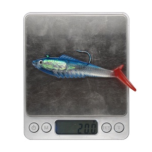 Usine meilleur queue de bain bionique enduit de plomb en plastique méné leurre 8 CM11.5 G/10 CM19.5 g carpe crucienne Kit d'appâts <span class=keywords><strong>souples</strong></span> artificiels - Product Image 6