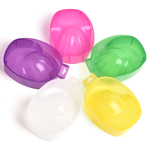 Bol de trempage pour ongles en acrylique épaissi, plateau portable pour trempage des doigts, pour spa, salon, maison, dépose de vernis gel - Product Image 3